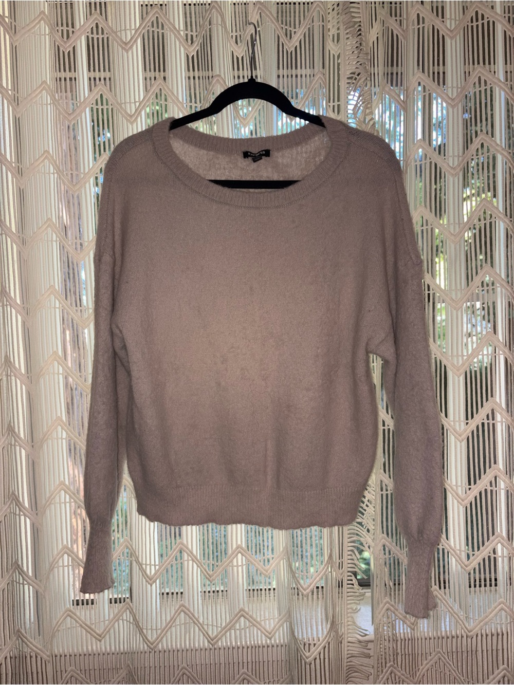 Express Lavender Crewneck Pullover Sweater